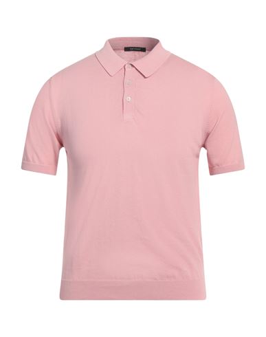 Man Sweater Light pink Size 38 Cotton