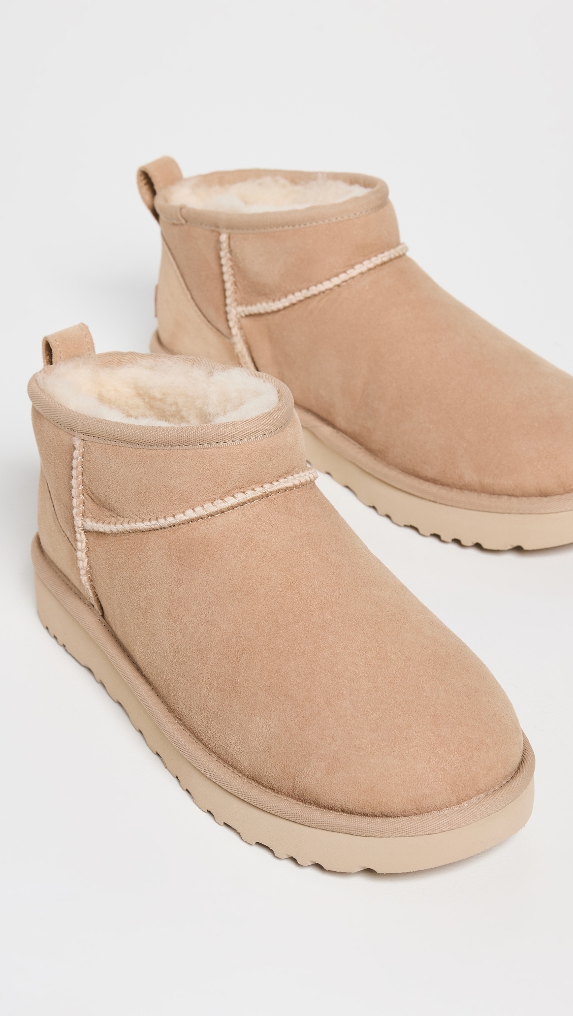 Classic Ultra Mini Boots Sand