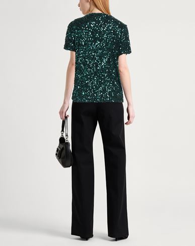 Woman Top Deep teal Size 10 Polyester, Elastane