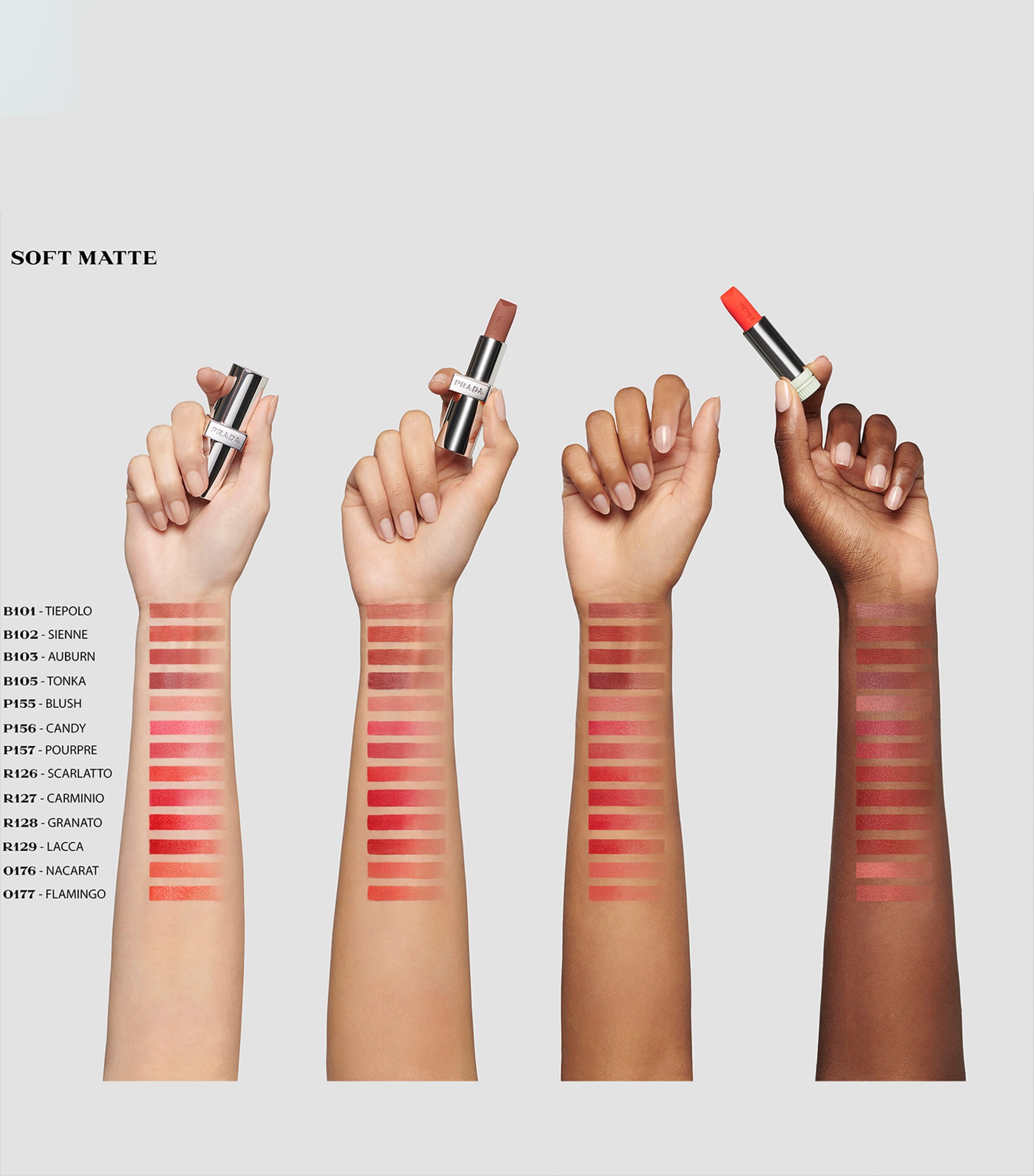 Prada Monochrome Soft Matte Lipstick