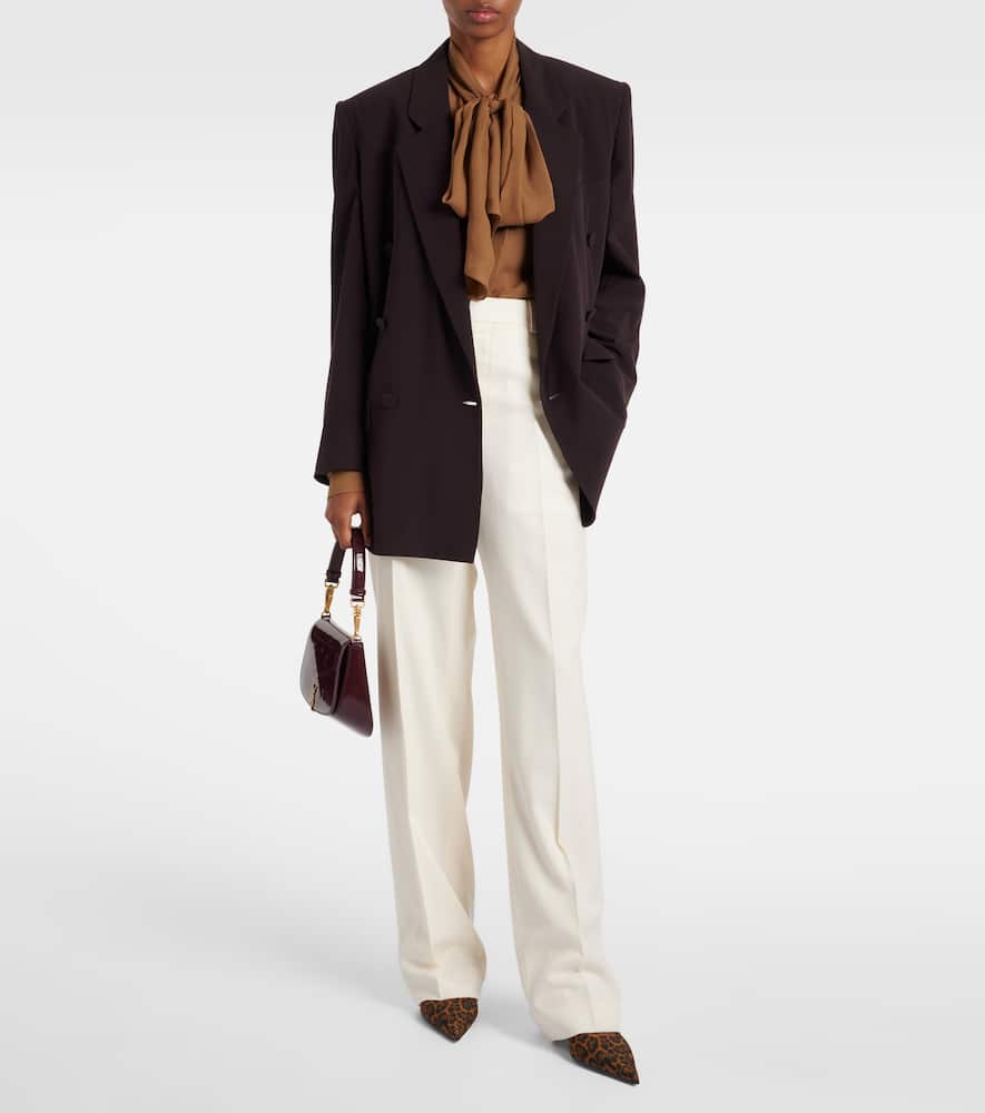 Wardrobe. NYC Low-rise wool pants