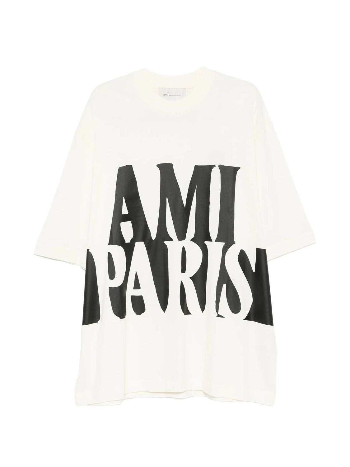 Oversized Fit Short Sleeve T-Shirt with Paint Print
