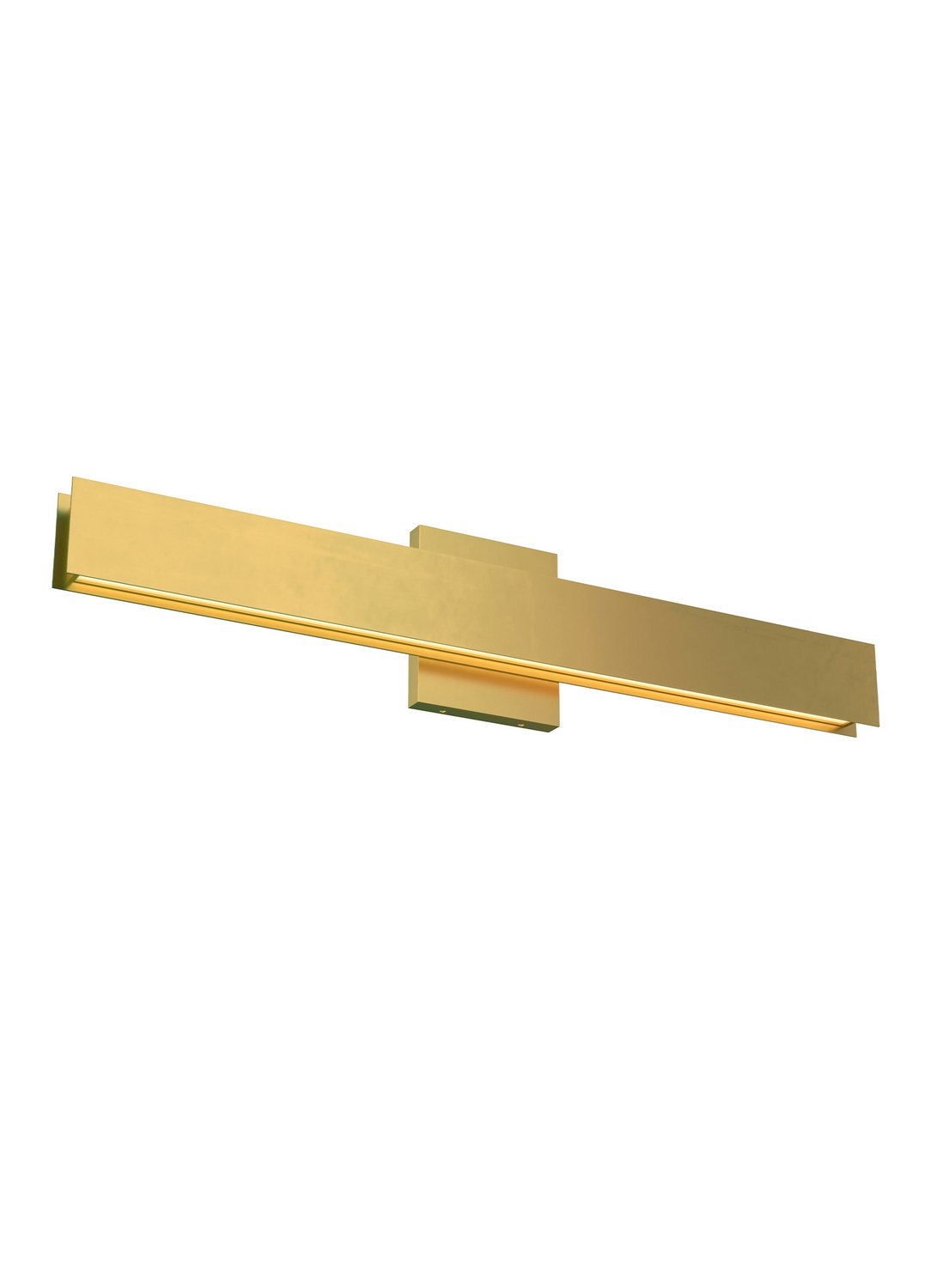 Bau 1-Light 5.00"H LED Bathroom Vanity Light in Natural Bra