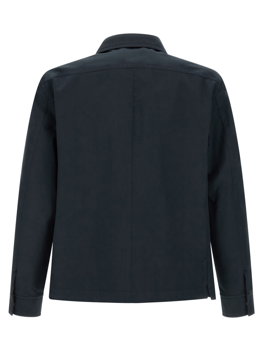 Twill Overshirt Shirt And Blouse Blue