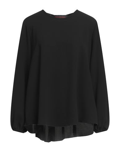 Collection Privēe? Woman Top Black Size 10 Polyester, Elastane