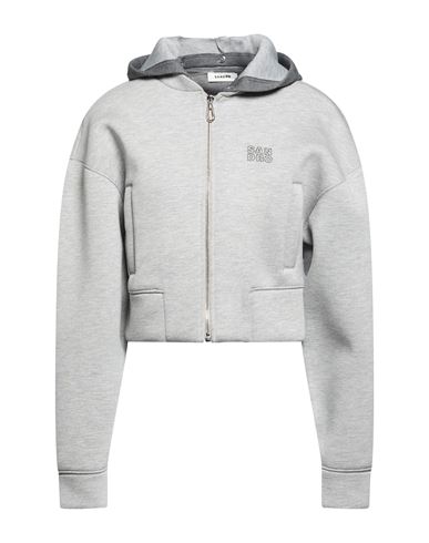 Woman Sweatshirt Light grey Size 1 Viscose