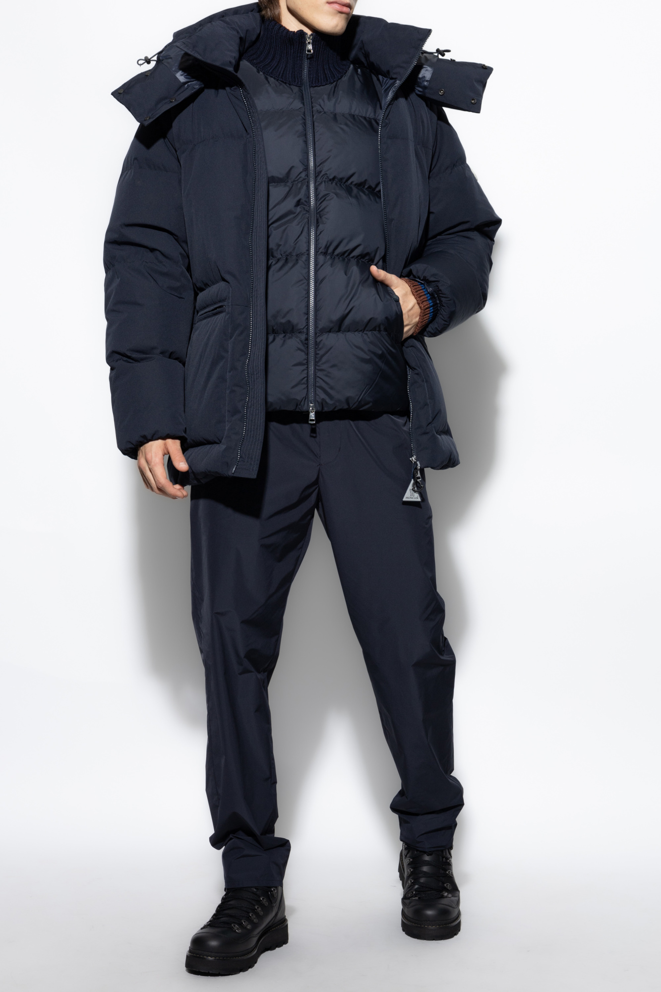 Down Jacket Habagat, Men's, Navy Blue