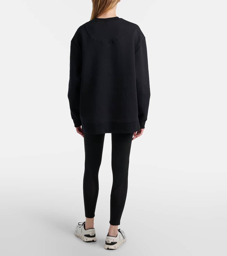 Logo cotton-blend jersey sweatshirt