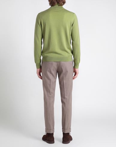 Man Turtleneck Sage green Size 44 Cashmere