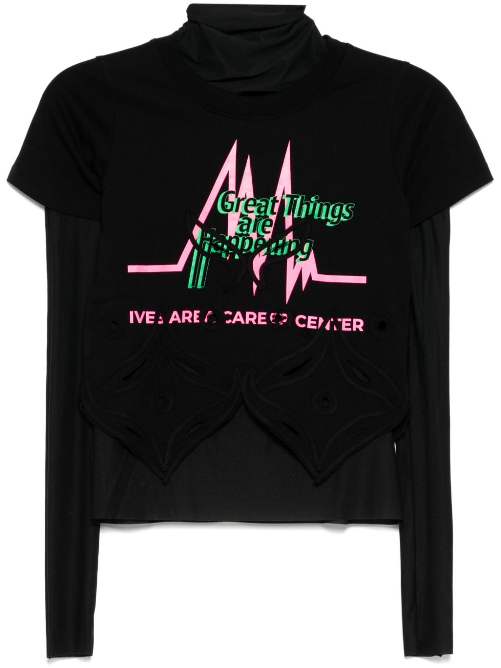 The Schiffli T-shirt - Black