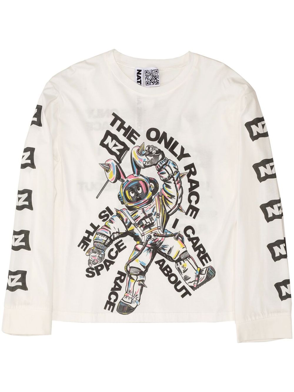 Slogan-print T-shirt - White