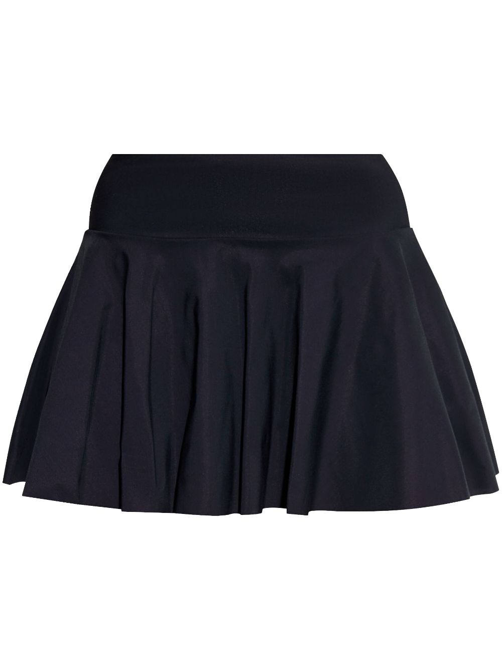 Flared mini skirt - Black
