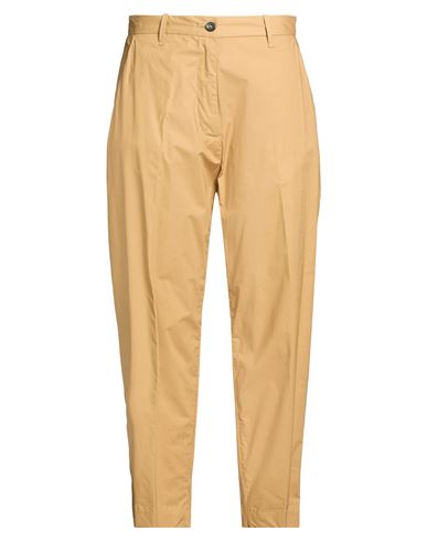 Woman Pants Camel Size 26 Cotton, Silk, Elastane