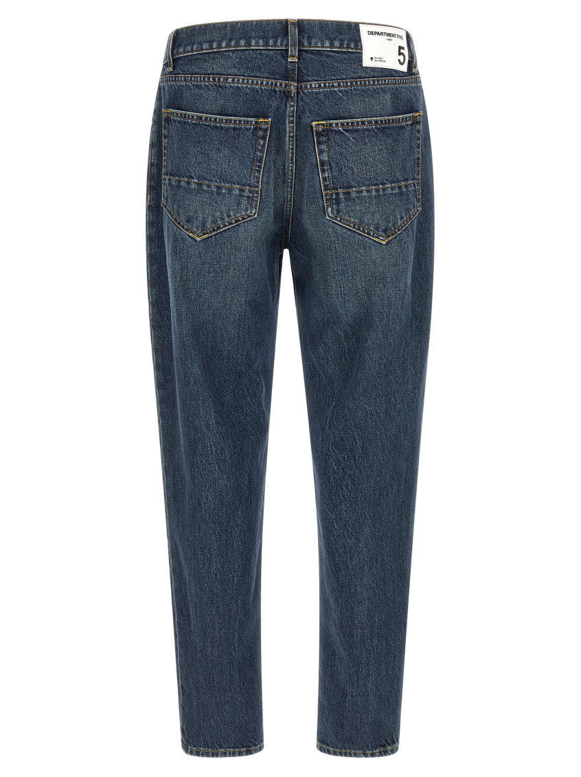 Blue Mid Rise Jeans