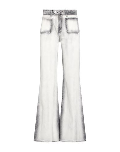 Woman Jeans Grey Size 29 Cotton, Elastane