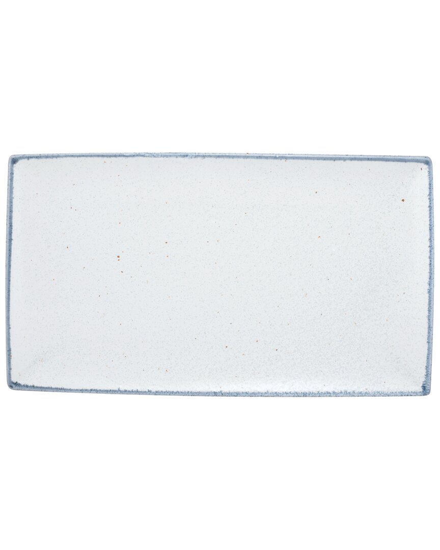 Set of 3 Arctic 14x8 Rectangular Platters