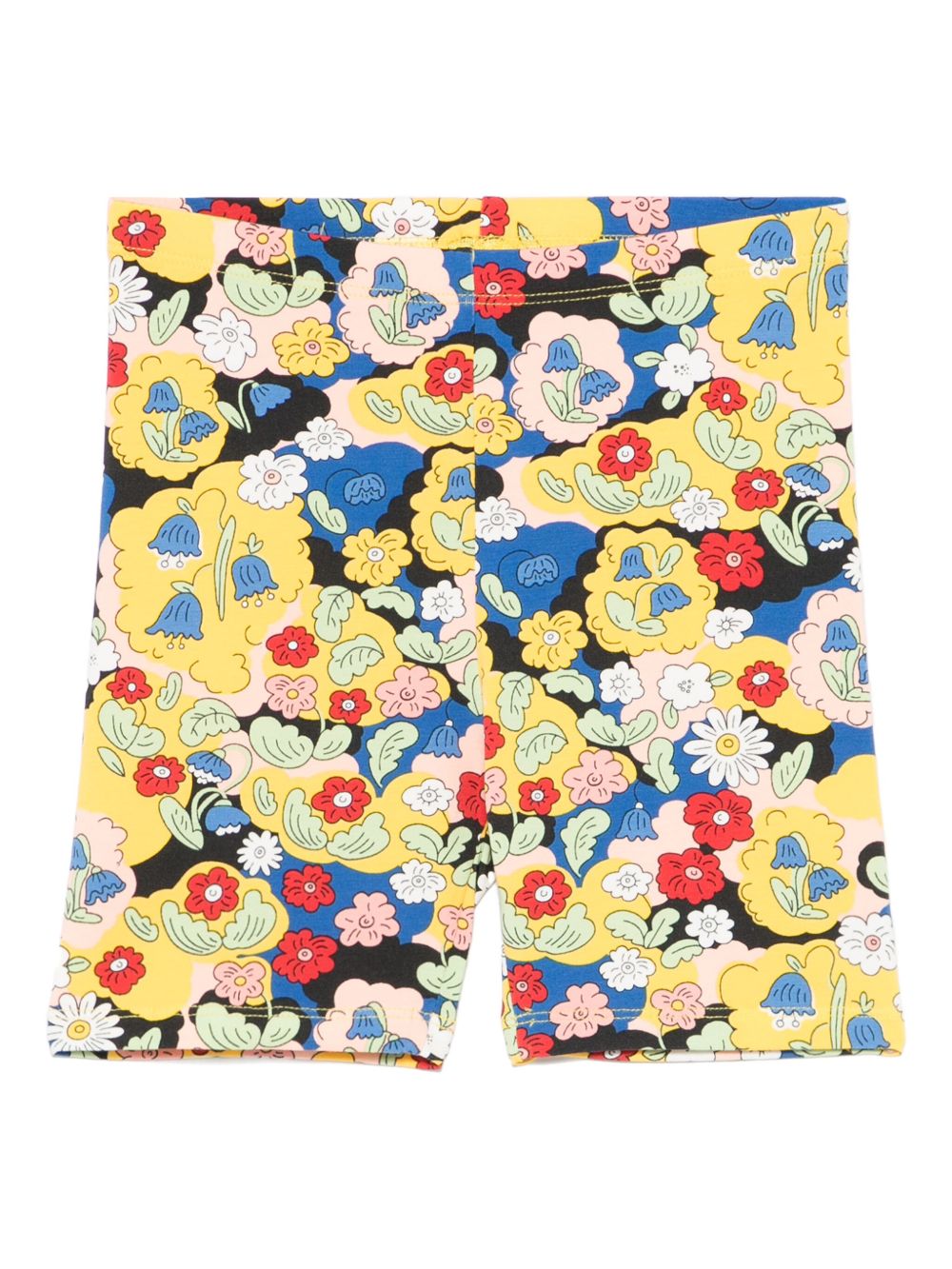 Mini Rodini floral-print shorts - Yellow