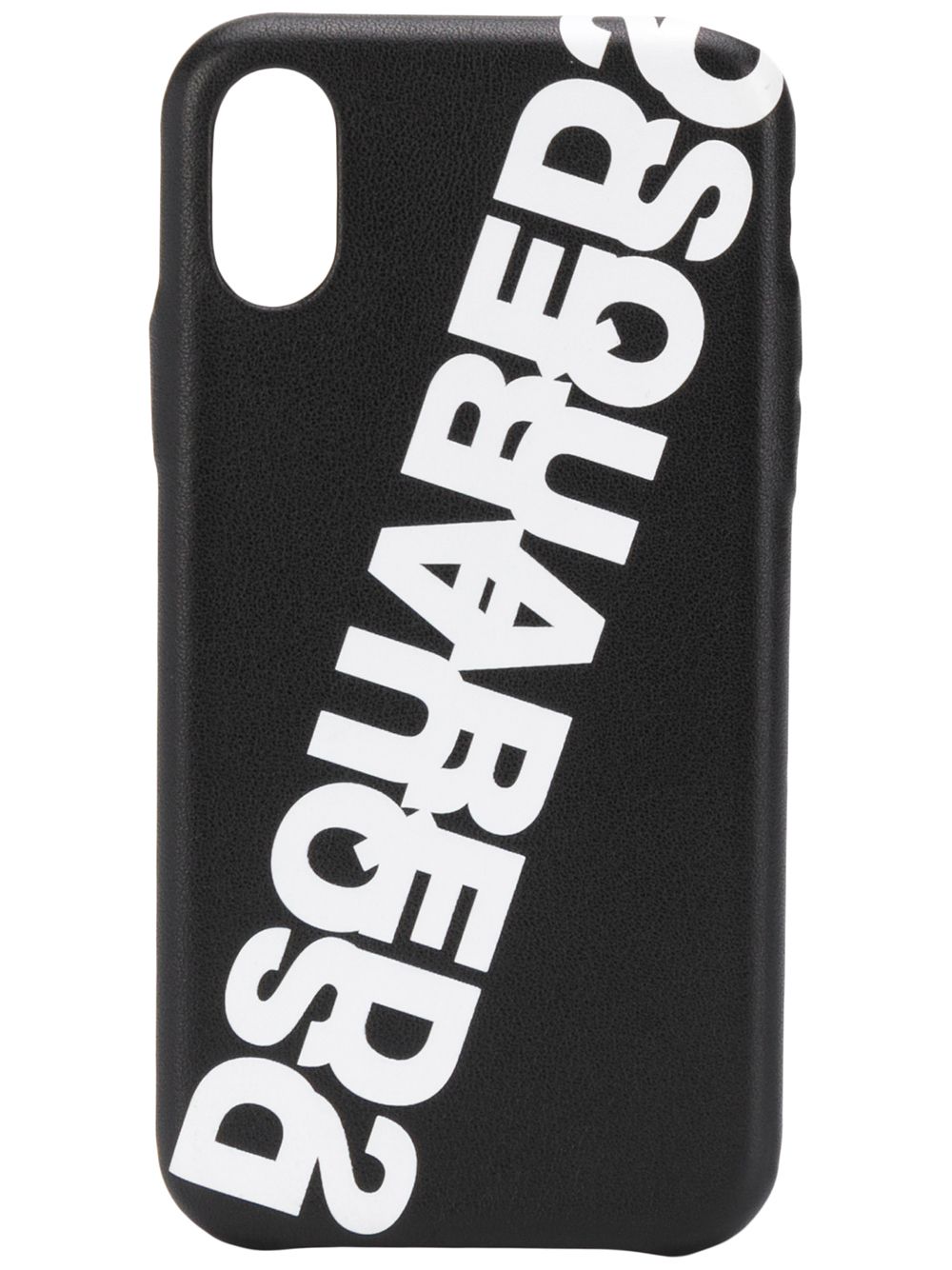 Logo-print iPhone X case - Black