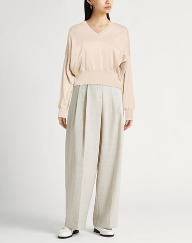 Collezione N_01 Woman Sweater Beige Size S Cotton