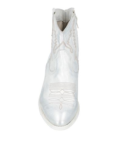 Woman Ankle boots Silver Size 7 Leather