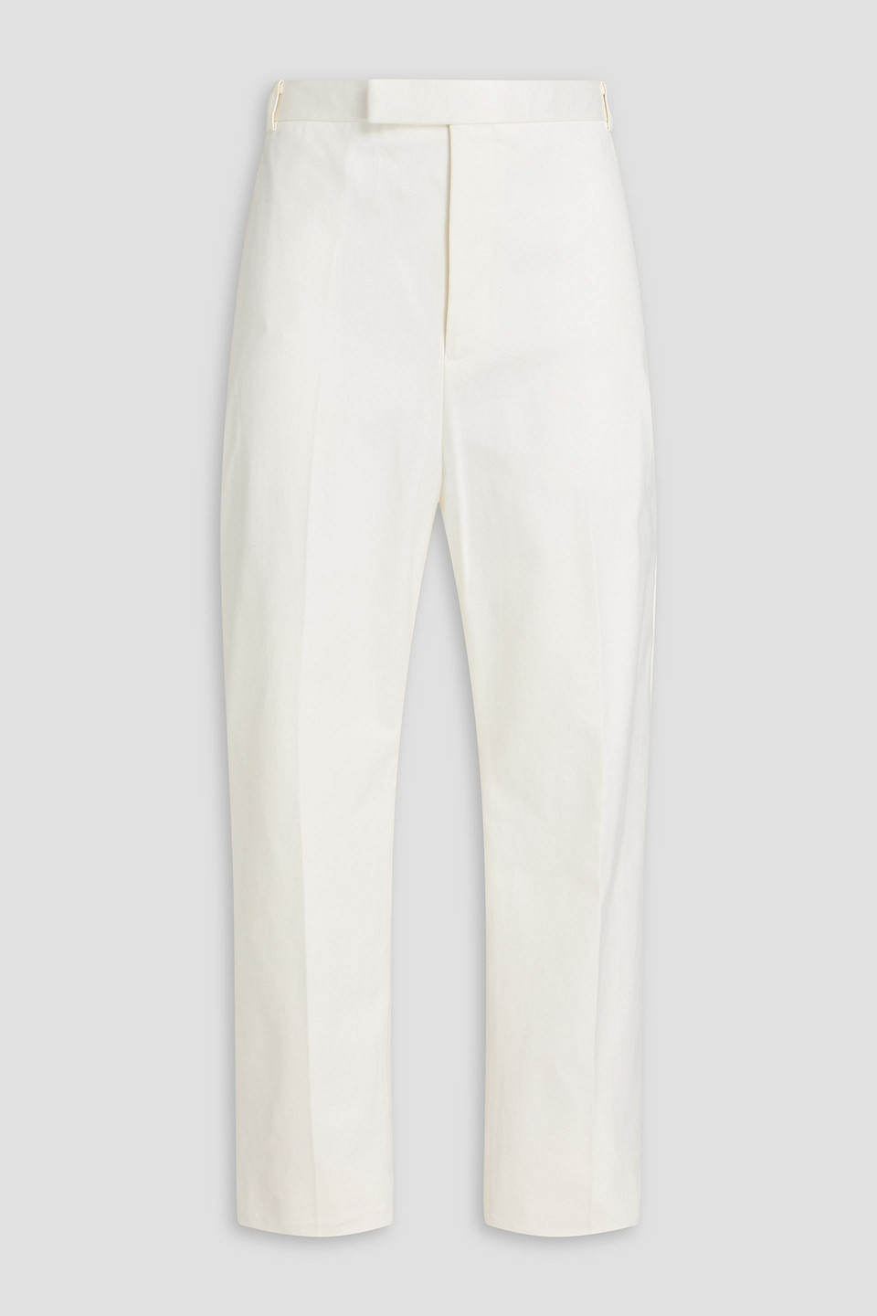 Cotton-twill pants - White - 1