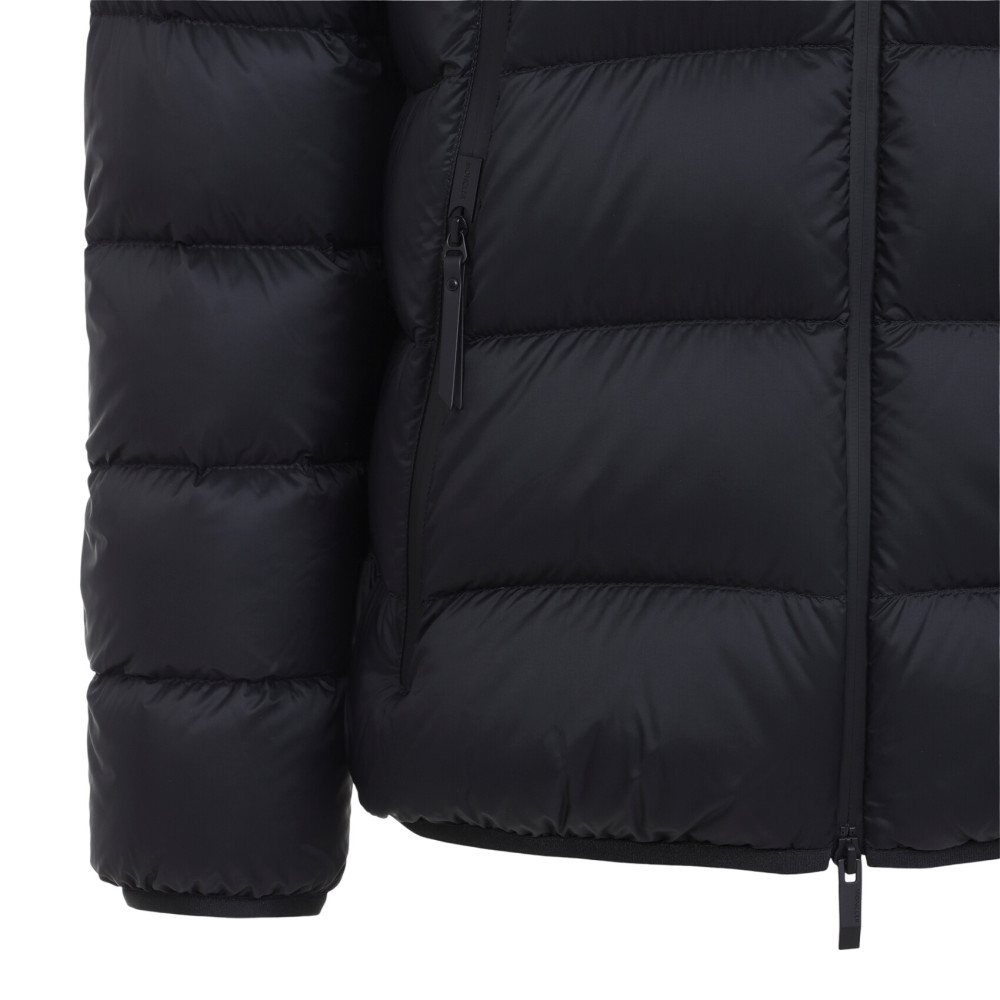 Black Regular Quilted Jacket