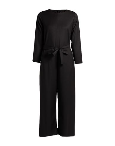 Collection Privēe? Woman Jumpsuit Black Size 4 Polyester, Viscose, Elastane