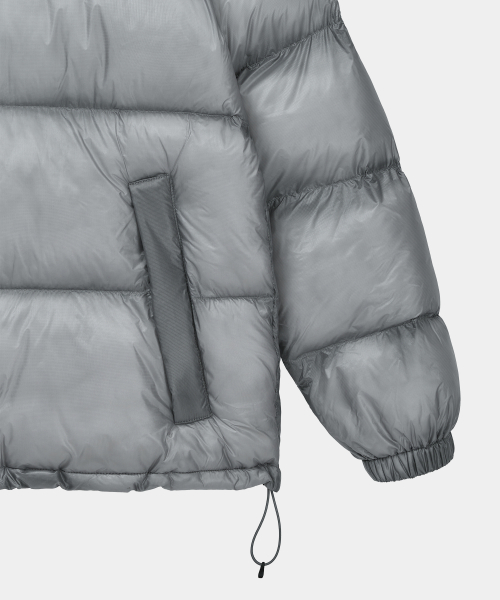 D-Shell Cross Puffer Padding Gray