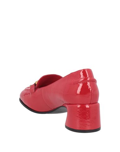 Woman Loafers Red Size 7 Leather