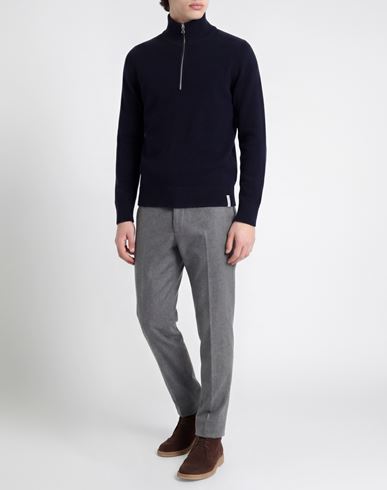 Man Sweater Midnight blue Size 44 Wool, Polyamide