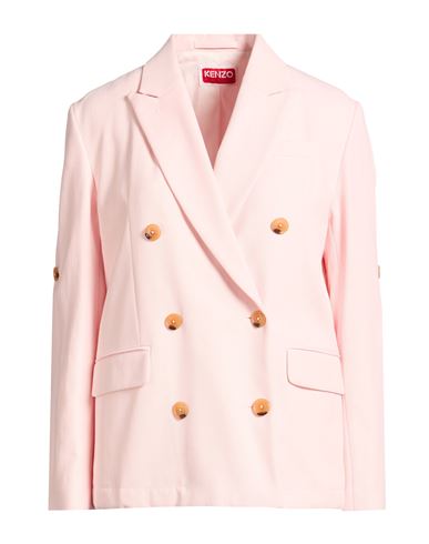 Woman Blazer Light pink Size 4 Cotton