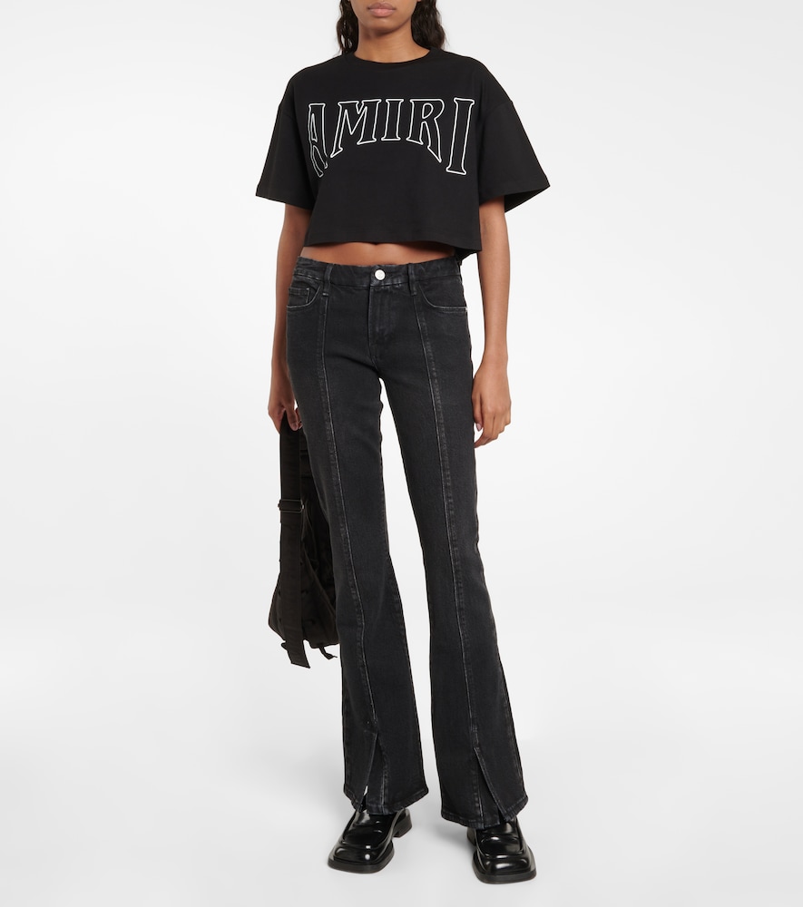 High-rise skinny jeans