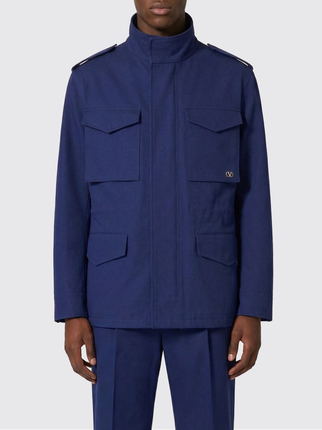 Jacket Men color Blue