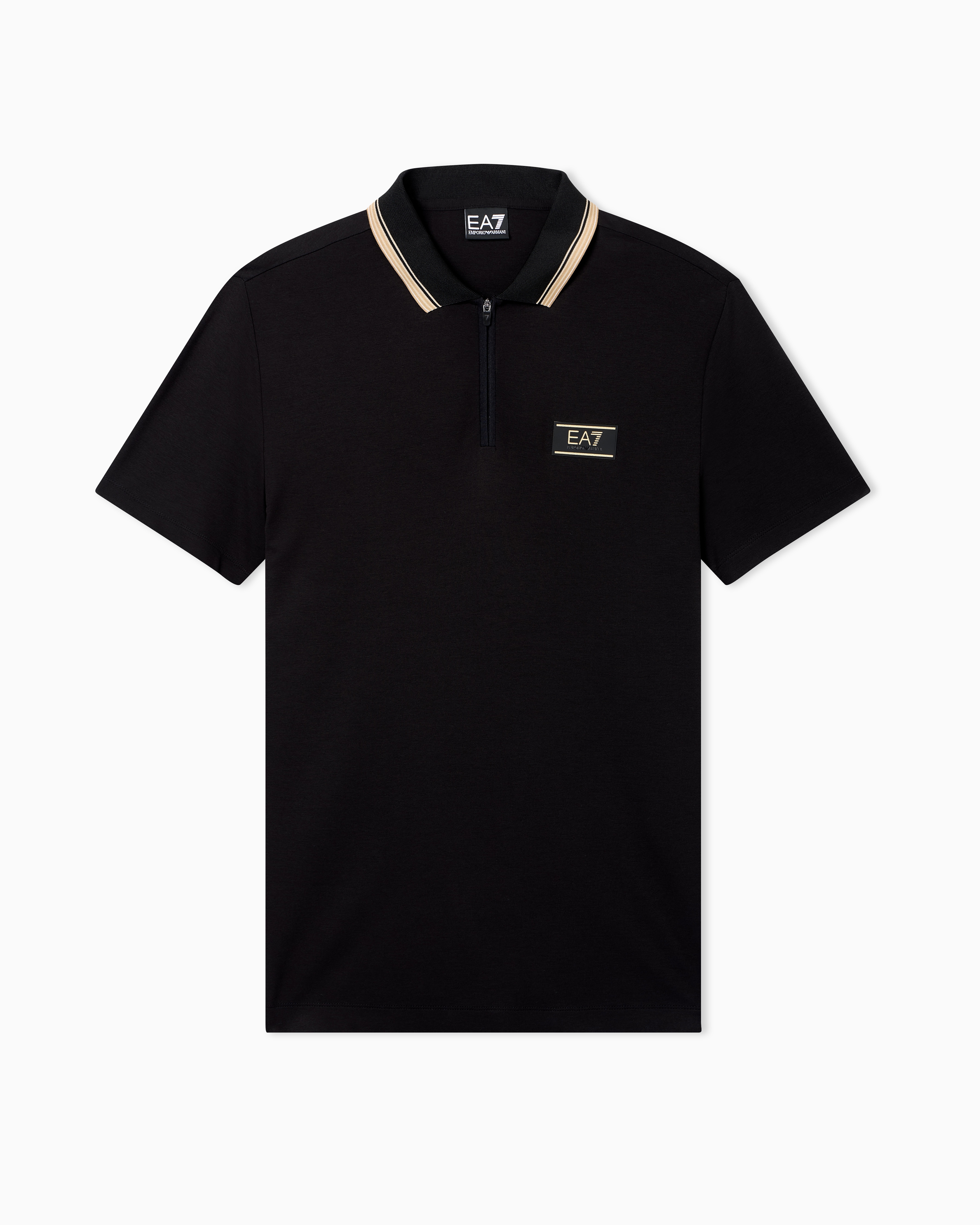 Premium Label jersey polo shirt