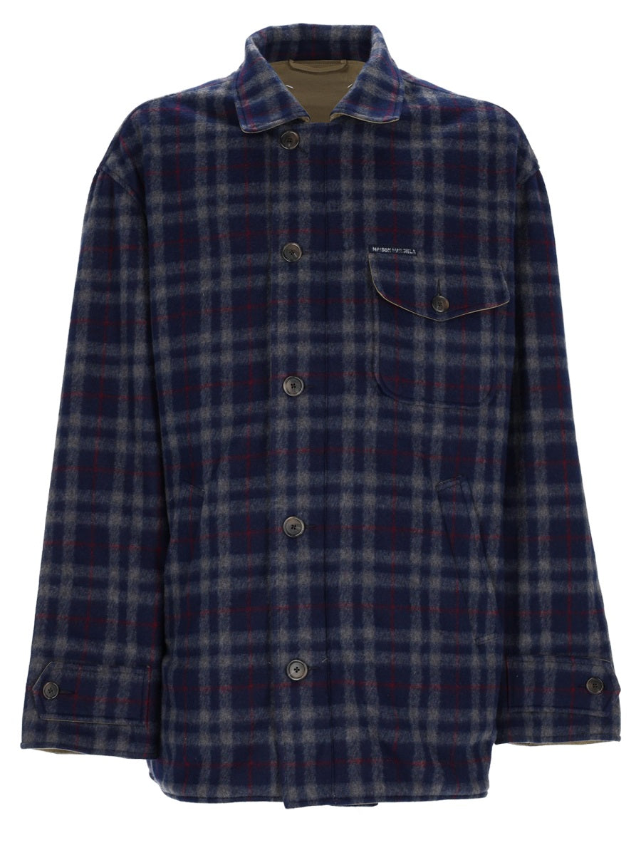 Men's Cotton-Blend Sports Jacket Made in Italy