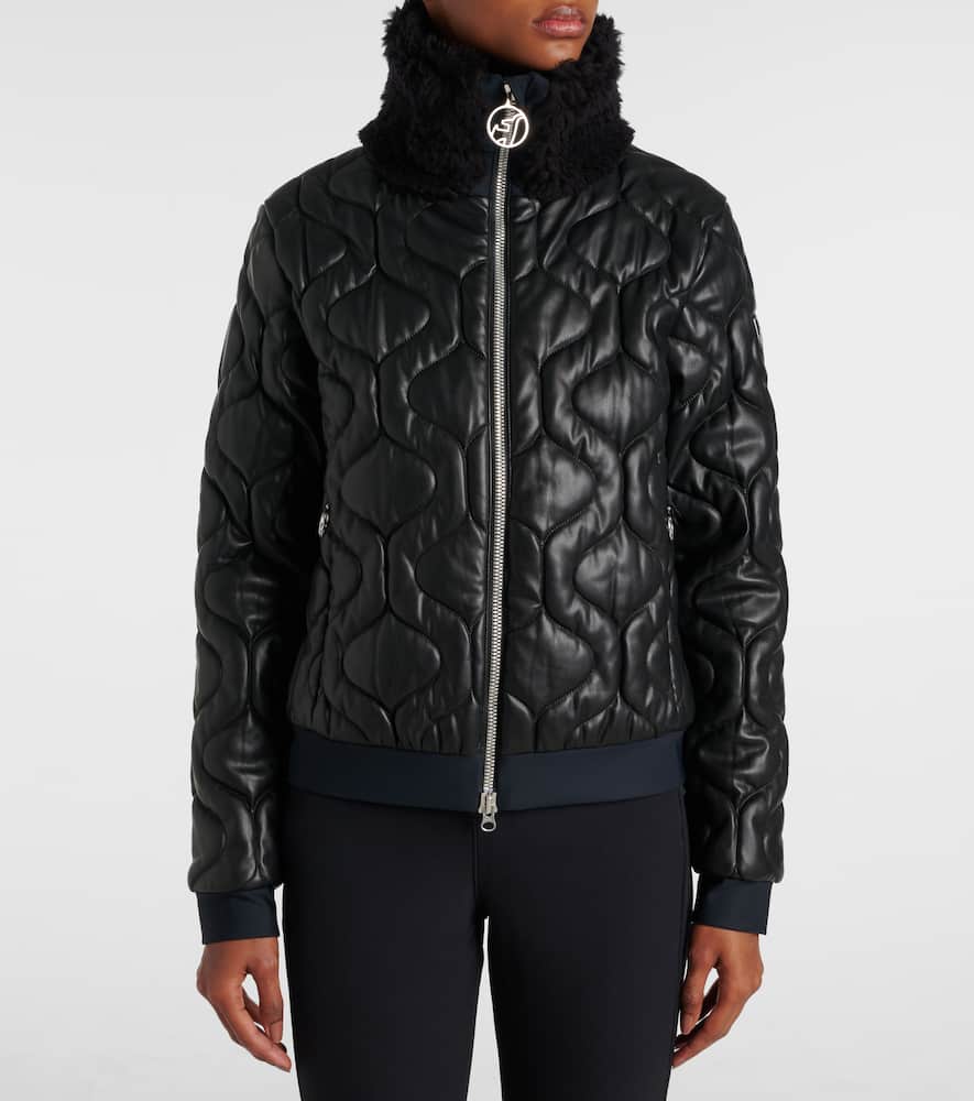 Leonie Special quilted faux leather jacket