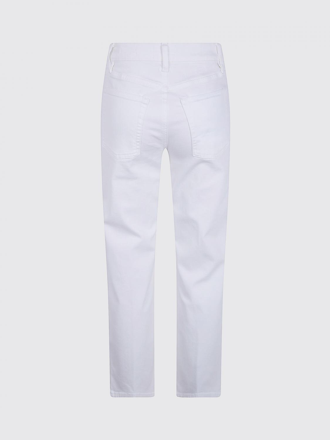 Jeans Woman color White