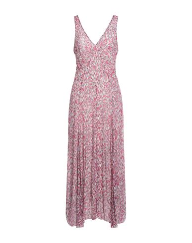 Woman Maxi dress Fuchsia Size 2 Viscose