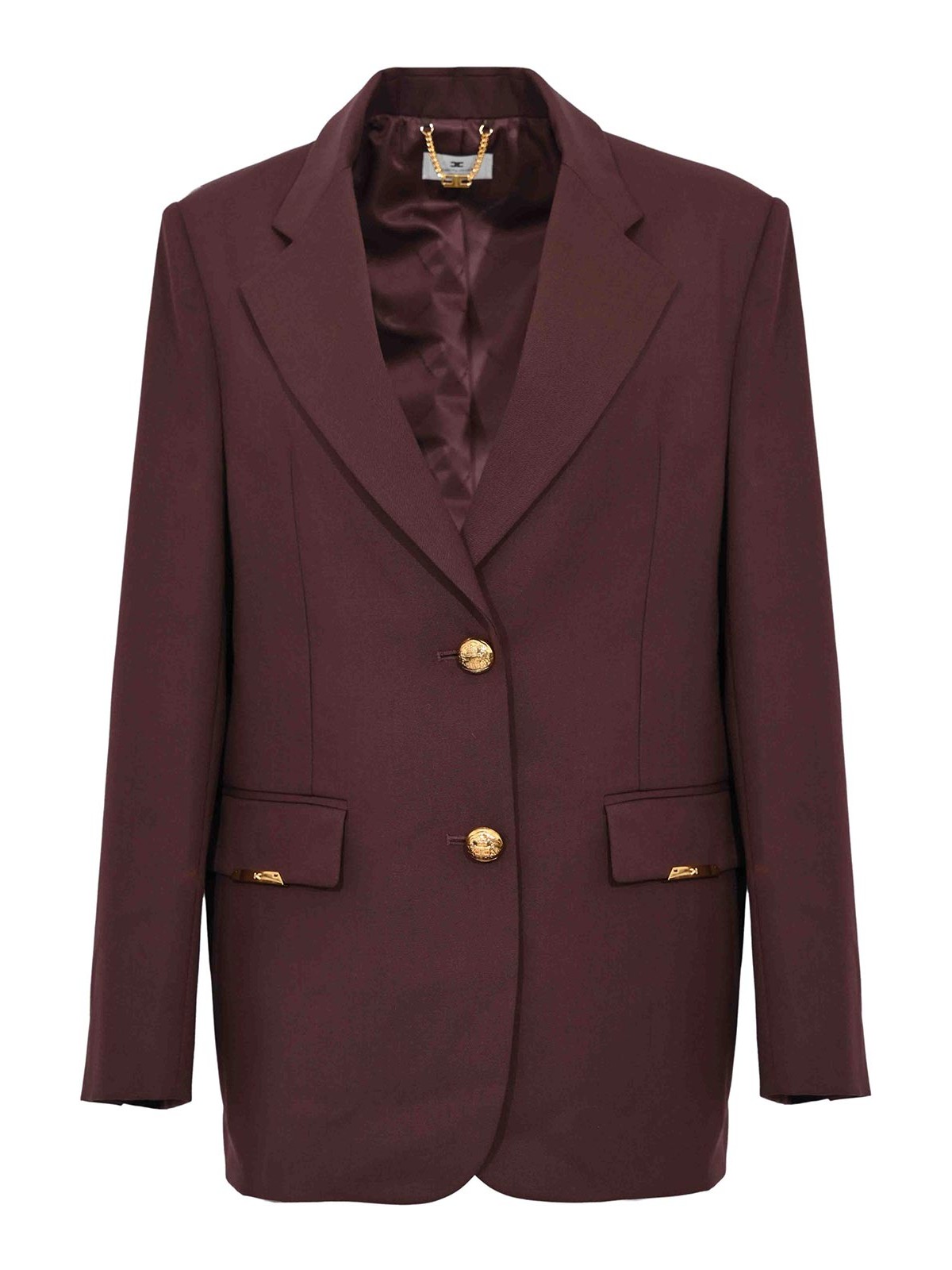 Cool Wool Jacket With Jewel Plaques