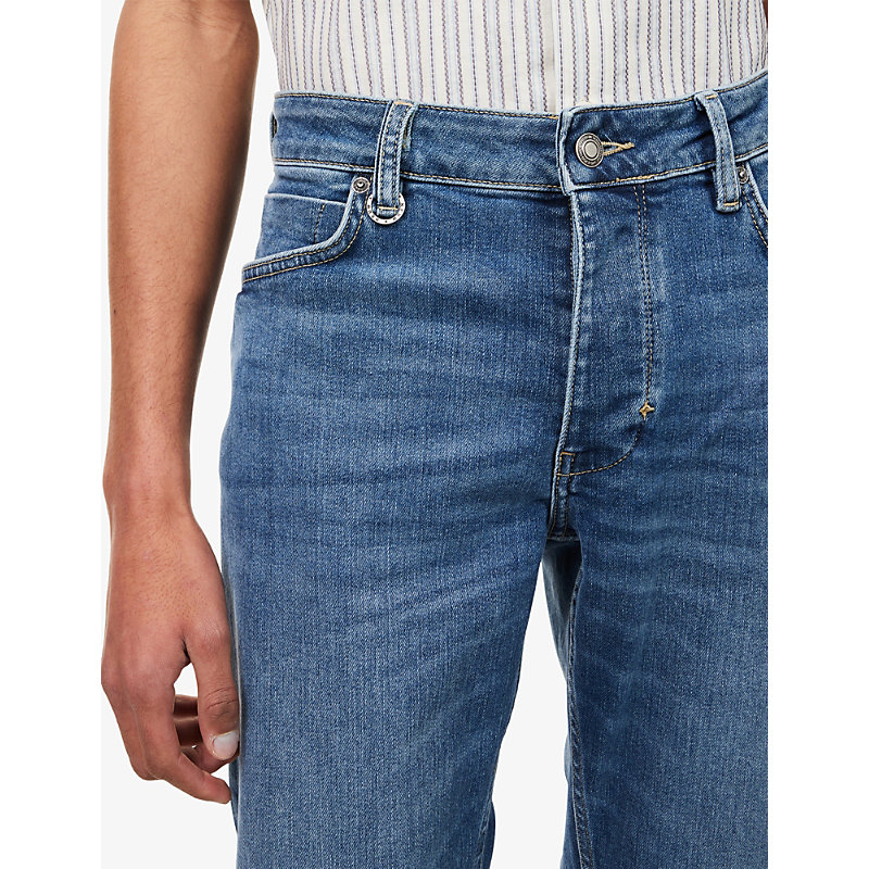 Mens Lou Slim-Leg Stretch-Denim Jeans
