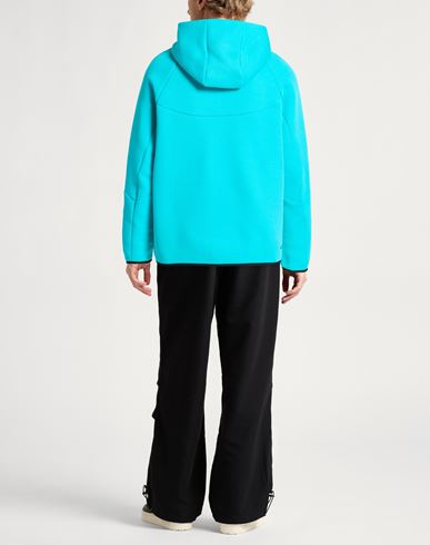 Man Sweatshirt Turquoise Size L Cotton, Recycled polyester