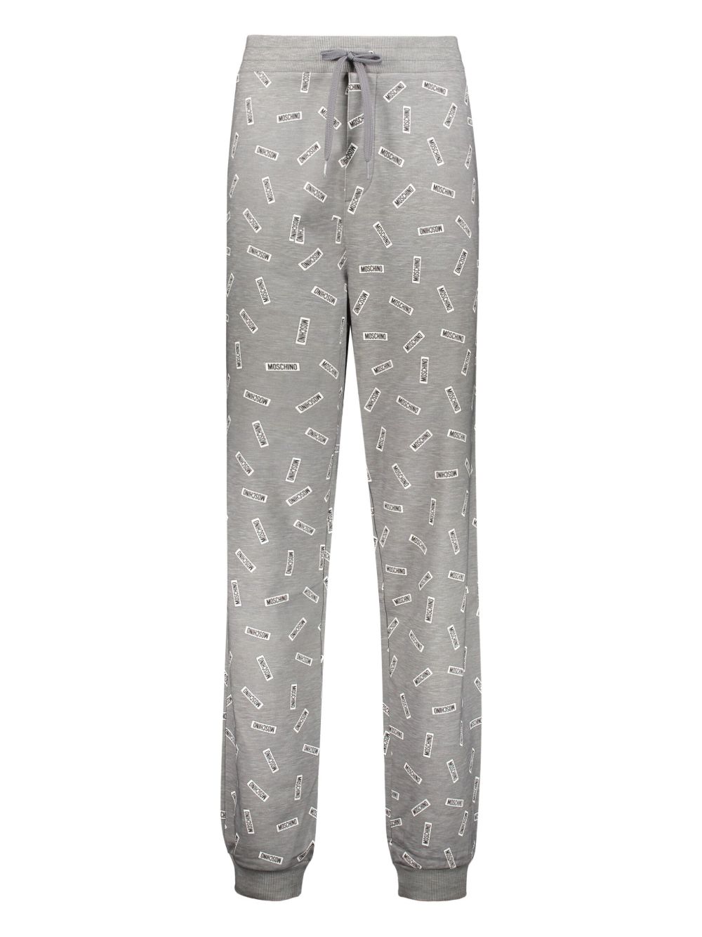All-over logo-print trousers - Grey
