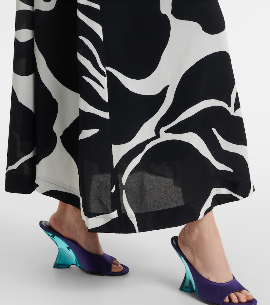 Printed maxi dress