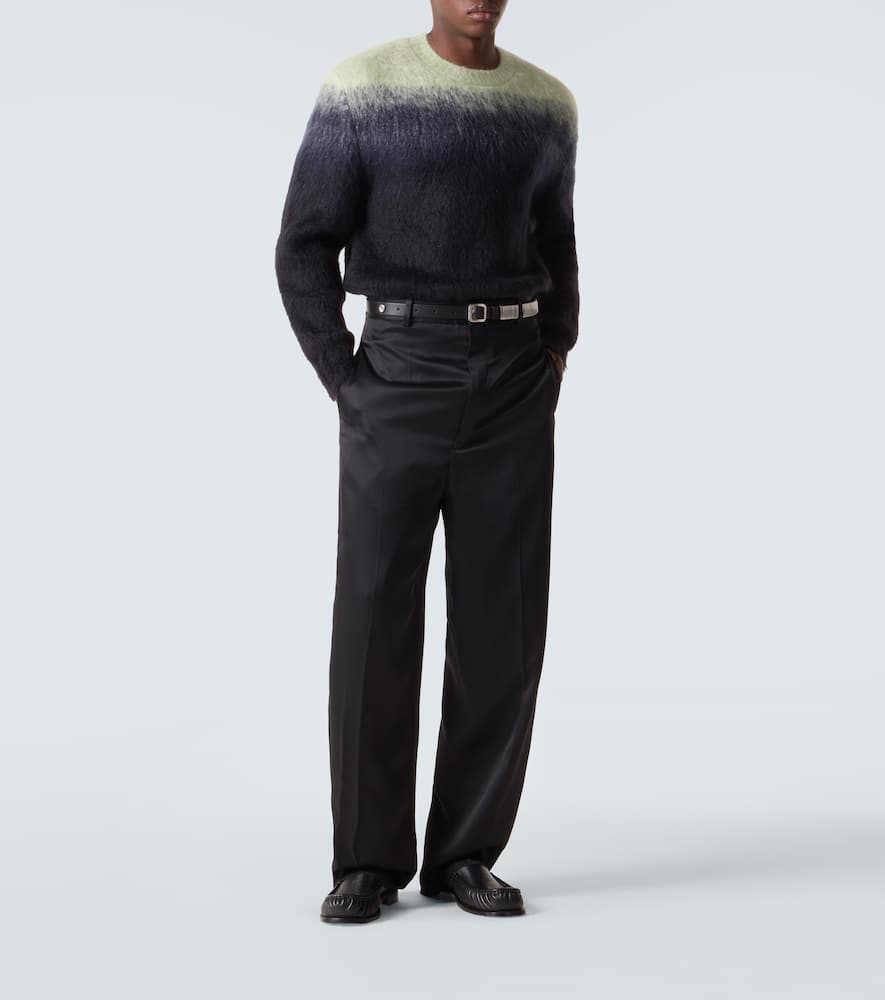 Mohair and wool-blend sweater