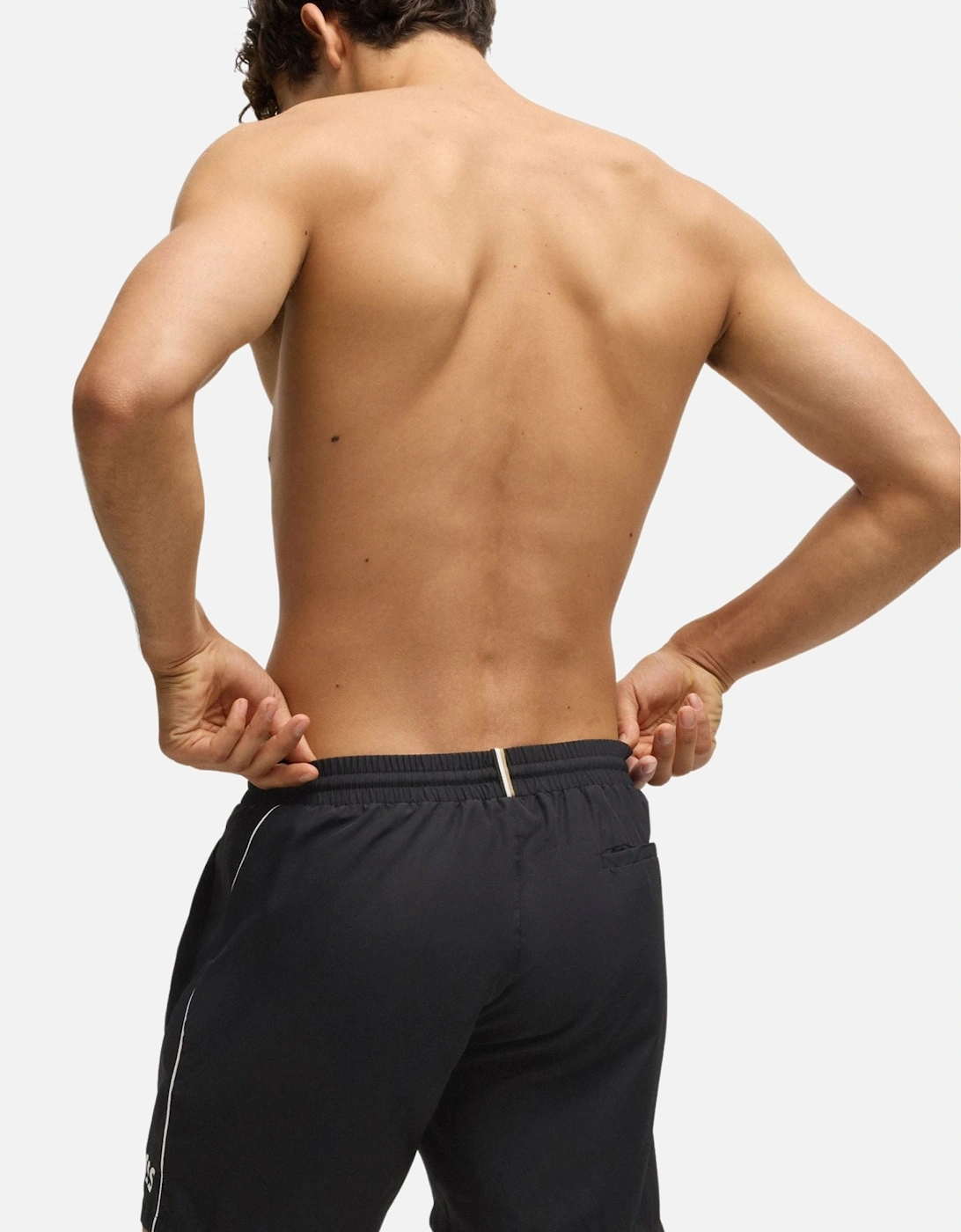 Hugo Boss Men's Starfish Swim Shorts, Black - Navy - Size: 35/34/32