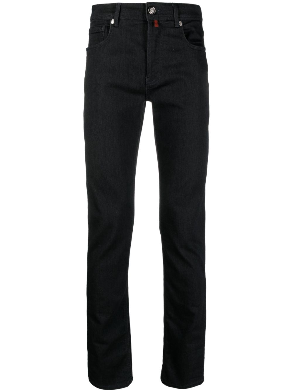 Low-rise straight-leg jeans - Blue