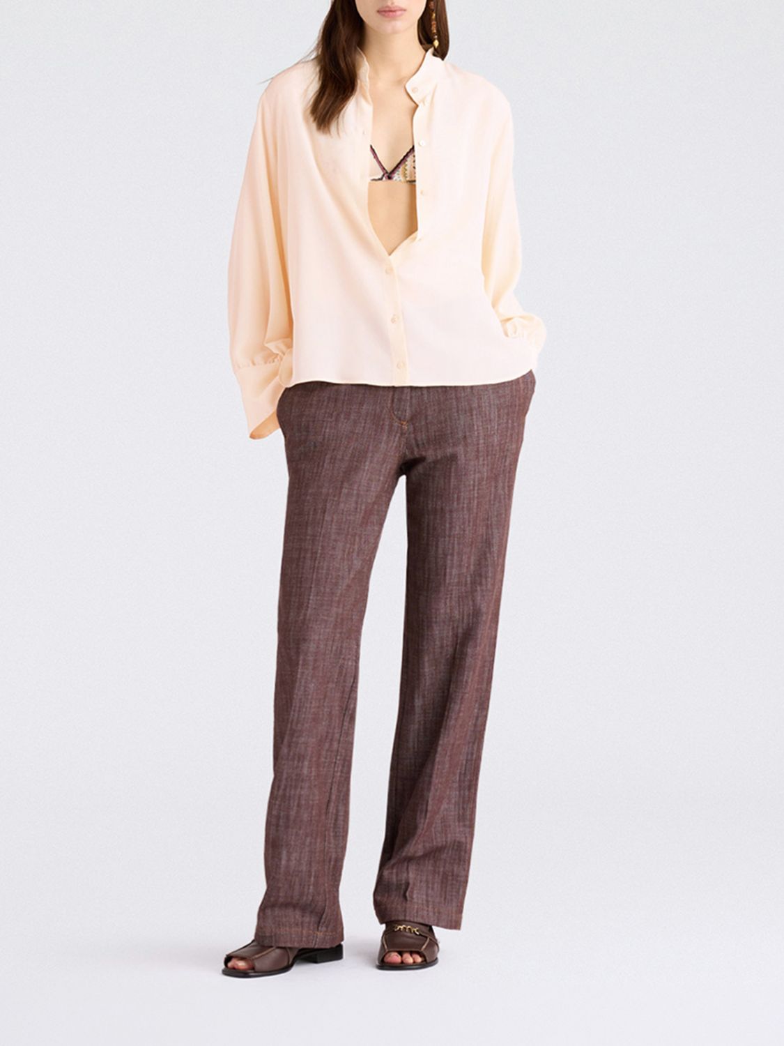 MOMONÌ Shirt Woman color White