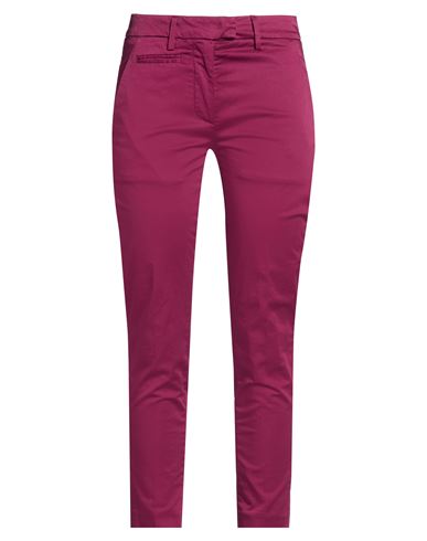 Woman Pants Garnet Size 26 Cotton, Elastane