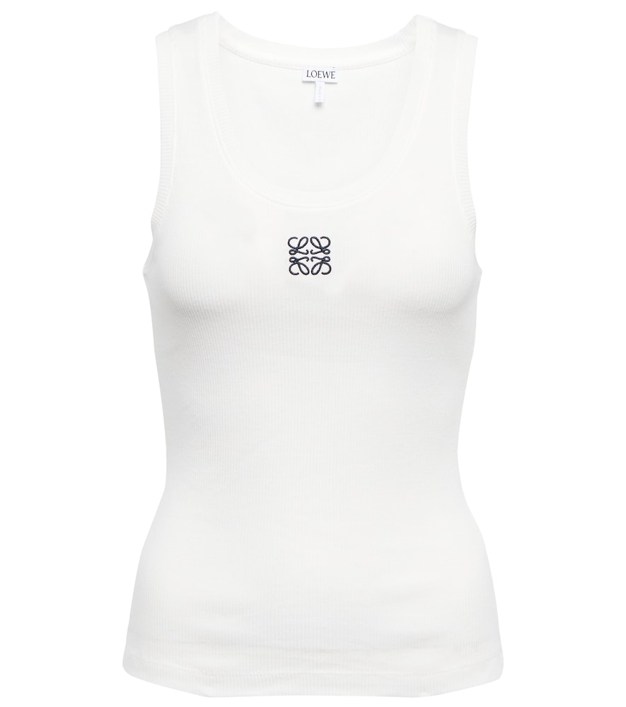Loewe Anagram cotton-blend tank top