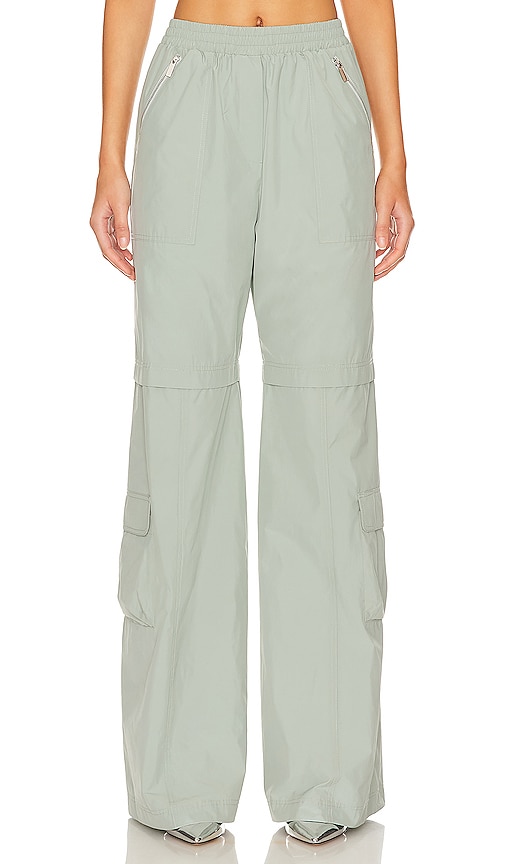 Amanda Uprichard HOSEN GIA in Sage. Größe XL. Also in